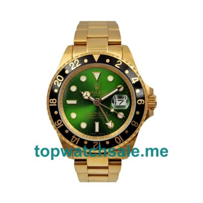40MM Men Rolex GMT-Master II 16718 Green Dials Replica Watches UK