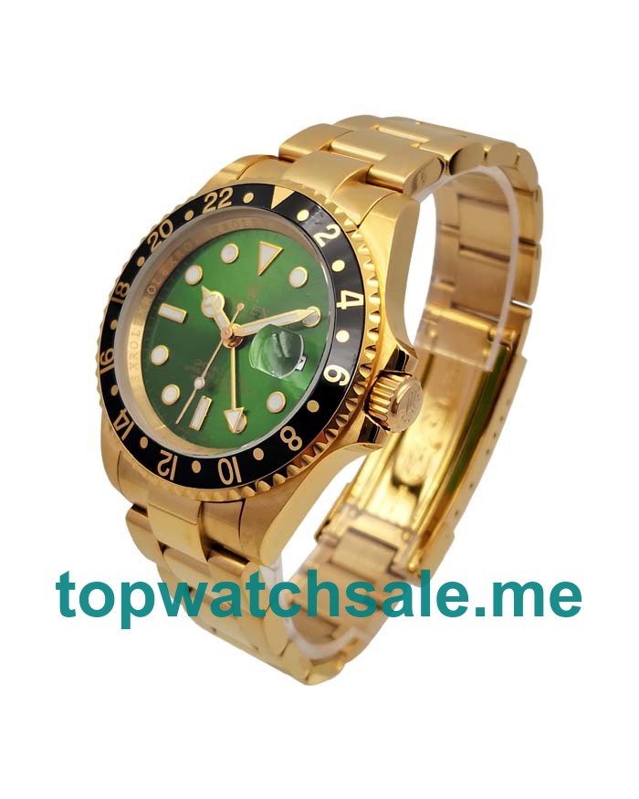40MM Men Rolex GMT-Master II 16718 Green Dials Replica Watches UK