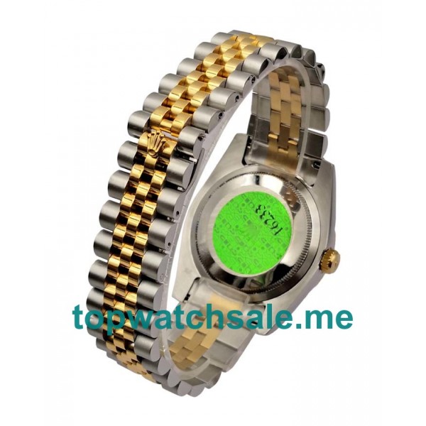 36MM Men Rolex Datejust 116243 Black Dials Replica Watches UK