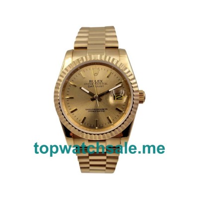 36MM Men Rolex Datejust 278278 Champagne Dials Replica Watches UK