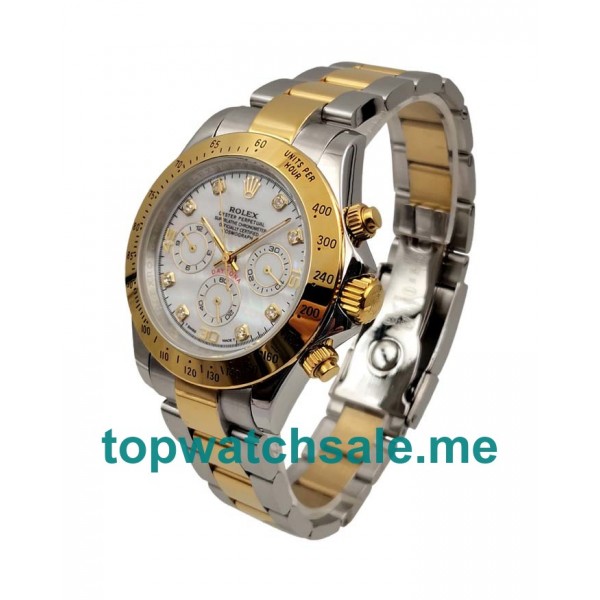 40MM Men Rolex Daytona 116523 Mother Of Pearls Dials Replica Watches UK