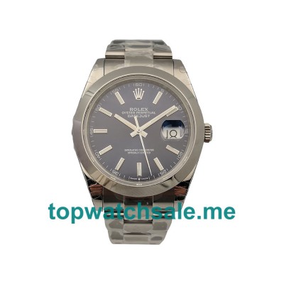 41MM Swiss Men Rolex Datejust 126300 Blue Dials Replica Watches UK