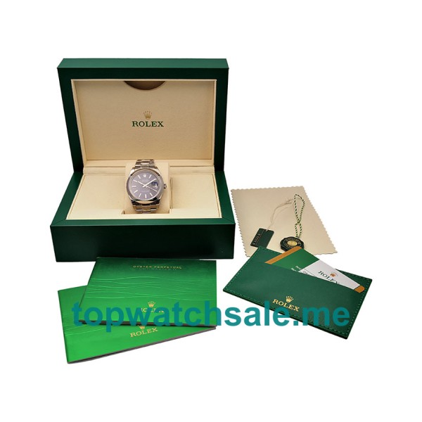 41MM Swiss Men Rolex Datejust 126300 Blue Dials Replica Watches UK
