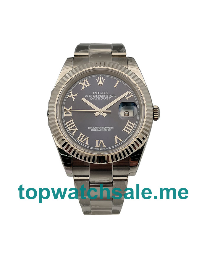 41MM Swiss Men Rolex Datejust 126334 Blue Dials Replica Watches UK