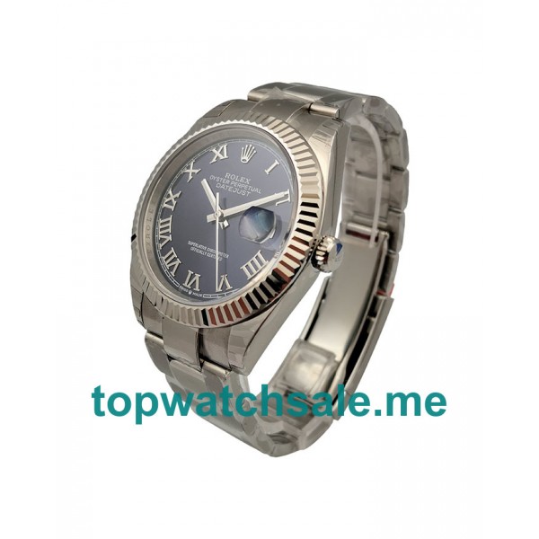 41MM Swiss Men Rolex Datejust 126334 Blue Dials Replica Watches UK