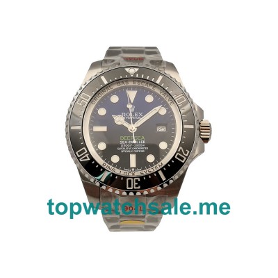44MM Swiss Men Rolex Sea-Dweller Deepsea 126660 Blue And Black Dials Replica Watches UK