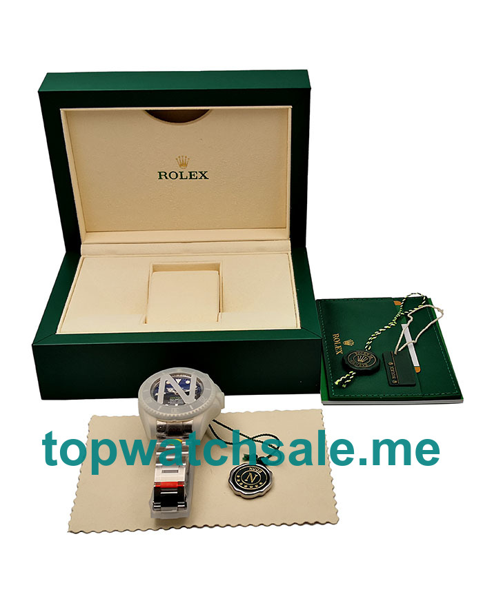 44MM Swiss Men Rolex Sea-Dweller Deepsea 126660 Blue And Black Dials Replica Watches UK