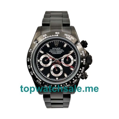 40MM Men Rolex Daytona 116500 Black Dials Replica Watches UK