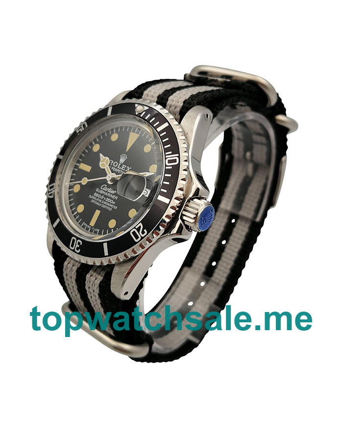 40MM Men Rolex Submariner 1680 Black Dials Replica Watches UK