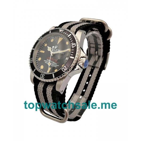 40MM Men Rolex Sea-Dweller 1665 Black Dials Replica Watches UK