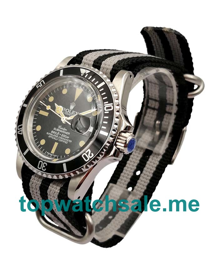 40MM Men Rolex Submariner 1680 Black Dials Replica Watches UK
