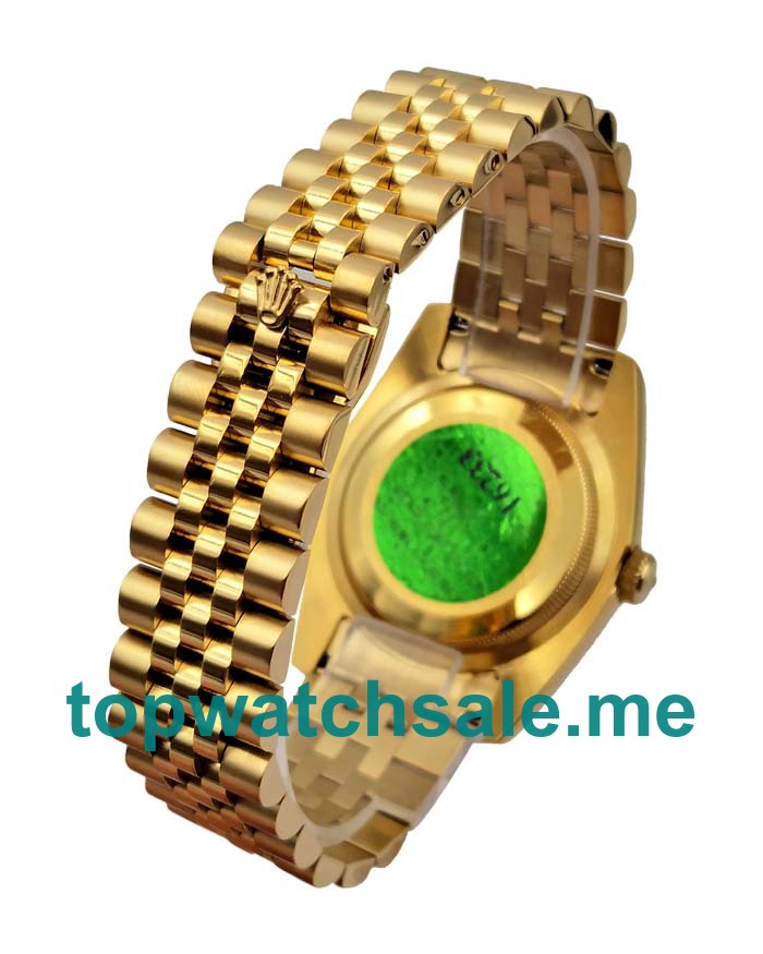 36MM Men Rolex Datejust 116238 Champagne Dials Replica Watches UK