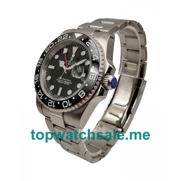 40MM Men Rolex GMT-Master II 116710 LN Black Dials Replica Watches UK