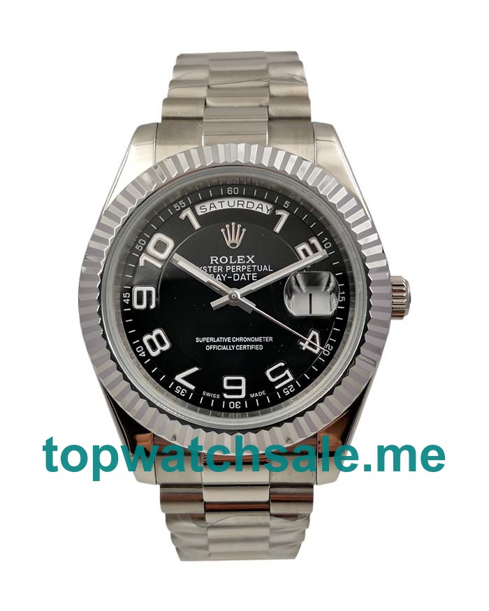 40MM Men Rolex Day-Date 118239 Black Dials Replica Watches UK