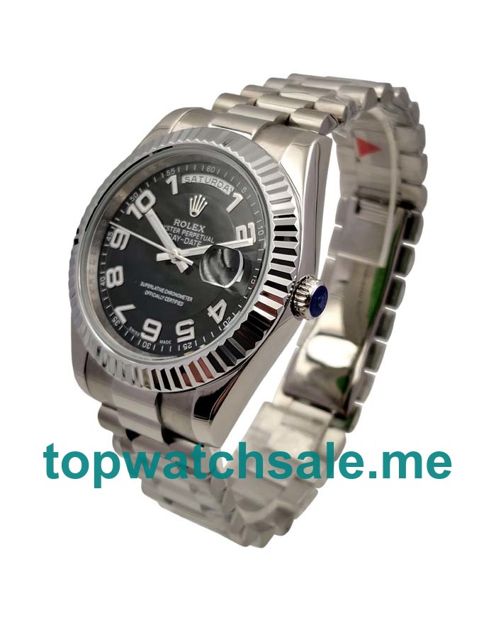 40MM Men Rolex Day-Date 118239 Black Dials Replica Watches UK