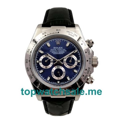 40MM Men Rolex Daytona 116520 Blue Dials Replica Watches UK