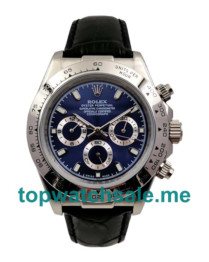 40MM Men Rolex Daytona 116520 Blue Dials Replica Watches UK