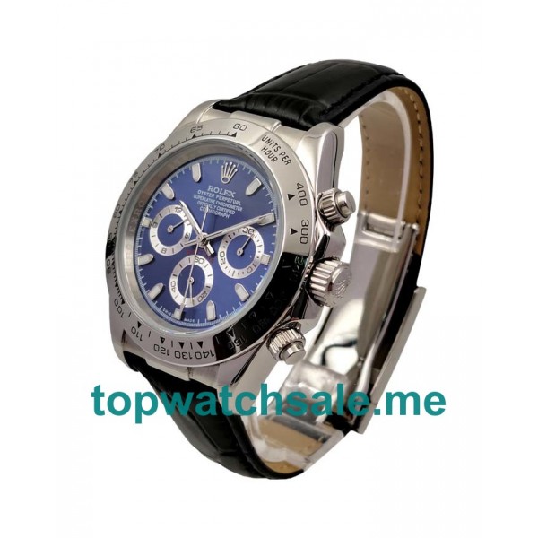 40MM Men Rolex Daytona 116520 Blue Dials Replica Watches UK