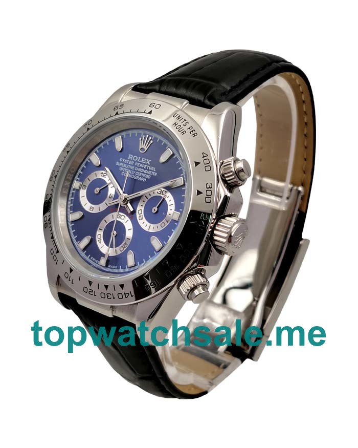 40MM Men Rolex Daytona 116520 Blue Dials Replica Watches UK