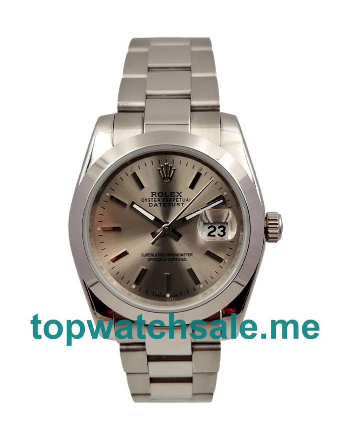 31MM Men And Women Rolex Datejust 278240 Gray Dials Replica Watches UK