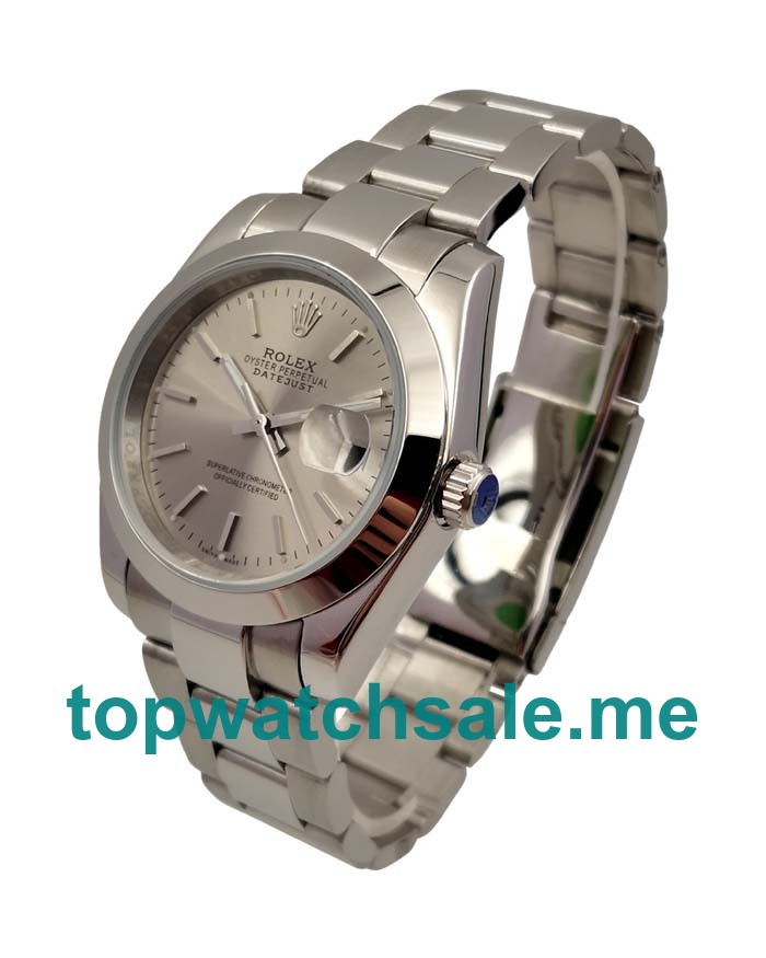 31MM Men And Women Rolex Datejust 278240 Gray Dials Replica Watches UK