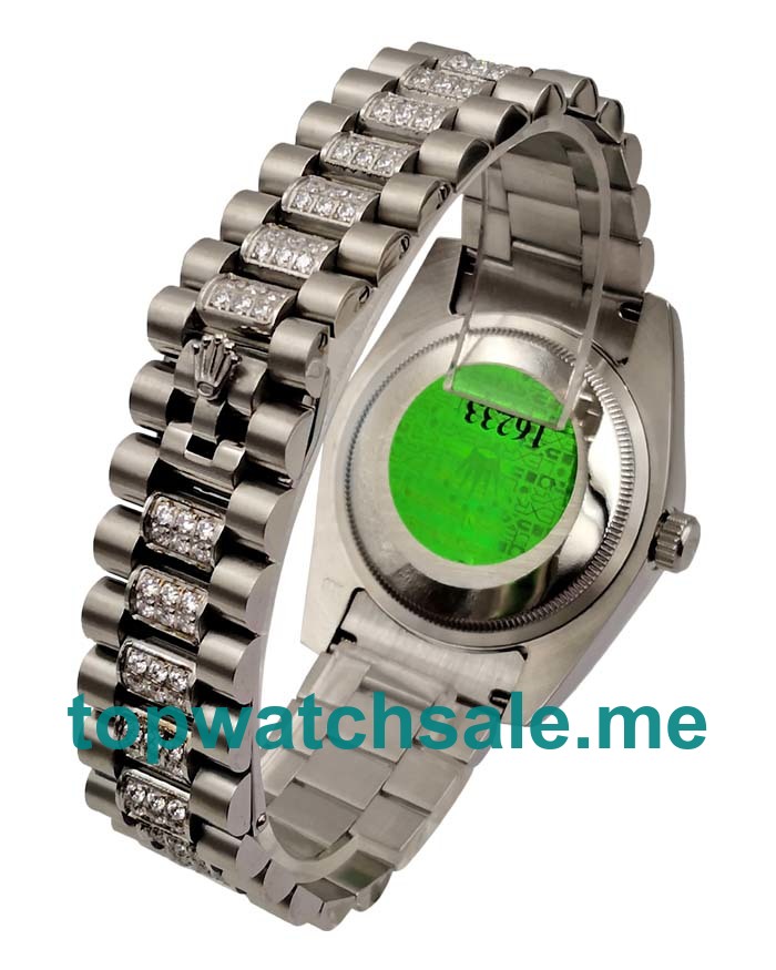 36MM Men Rolex Day-Date 118346 Diamond Dials Replica Watches UK