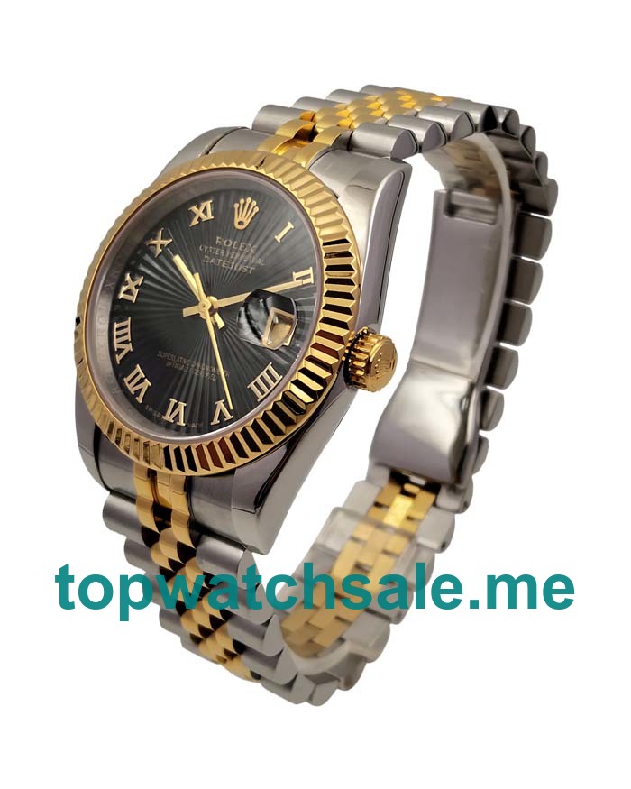 36MM Swiss Men Rolex Datejust 126233 Black Dials Replica Watches UK