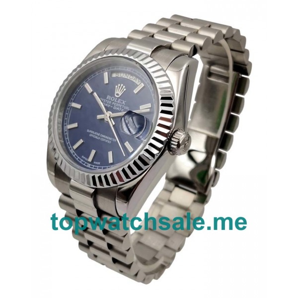 36MM Swiss Men Rolex Day-Date 118239 Blue Dials Replica Watches UK