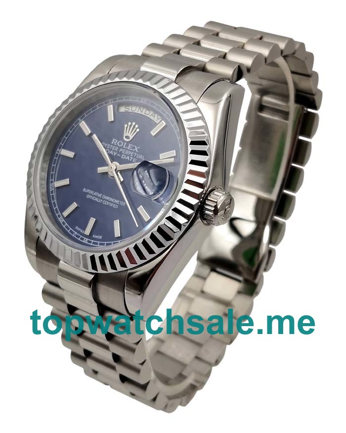 36MM Swiss Men Rolex Day-Date 118239 Blue Dials Replica Watches UK