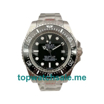 44MM Swiss Men Rolex Sea-Dweller Deepsea 116660 Black Dials Replica Watches UK