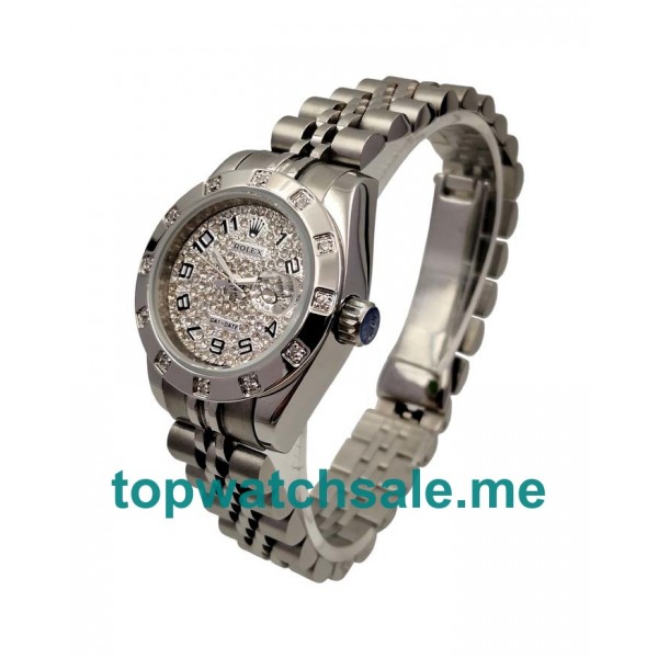 28MM Women Rolex Lady-Datejust 279135 Silver Dials Replica Watches UK