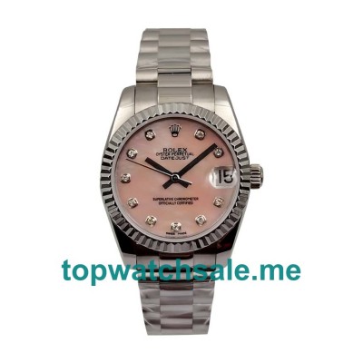 31MM Swiss Men And Women Rolex Datejust 178274 Pink Dials Replica Watches UK