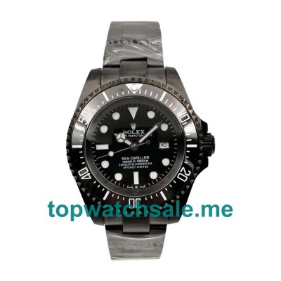 44MM Men Rolex Sea-Dweller Deepsea 116660 Black Dials Replica Watches UK