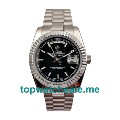 36MM Men Rolex Day-Date 118239 Black Dials Replica Watches UK