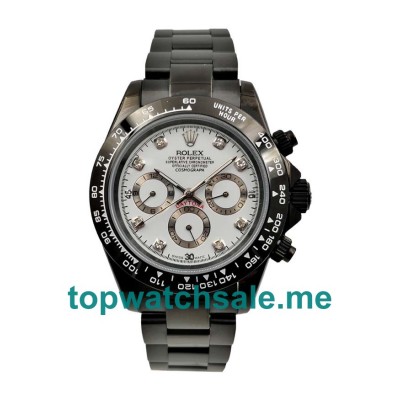 40MM Men Rolex Daytona 116519 White Dials Replica Watches UK