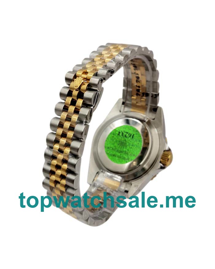 40MM Men Rolex GMT-Master 16753 Black Dials Replica Watches UK