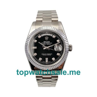 40MM Swiss Men Rolex Day-Date 118239 Black Dials Replica Watches UK