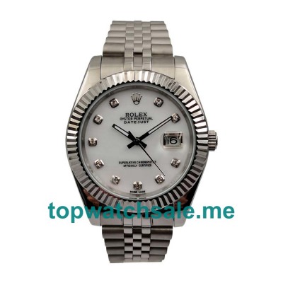 41MM Men Rolex Datejust 126334 White Dials Replica Watches UK