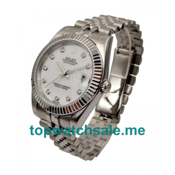 41MM Men Rolex Datejust 126334 White Dials Replica Watches UK