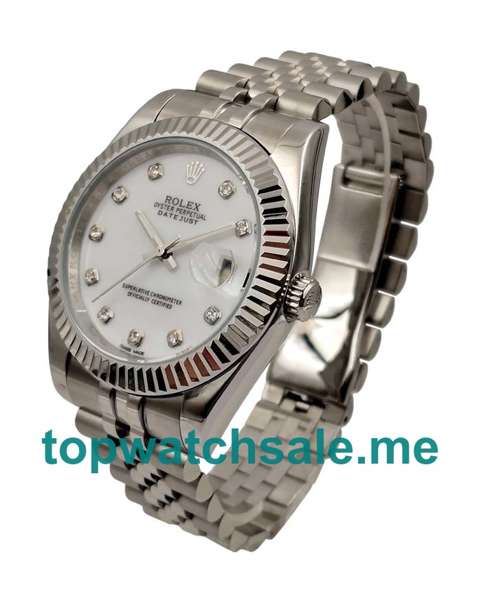 41MM Men Rolex Datejust 126334 White Dials Replica Watches UK