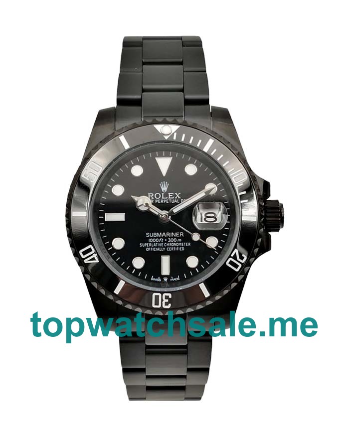 40MM Men Rolex Submariner 116610 LN Black Dials Replica Watches UK