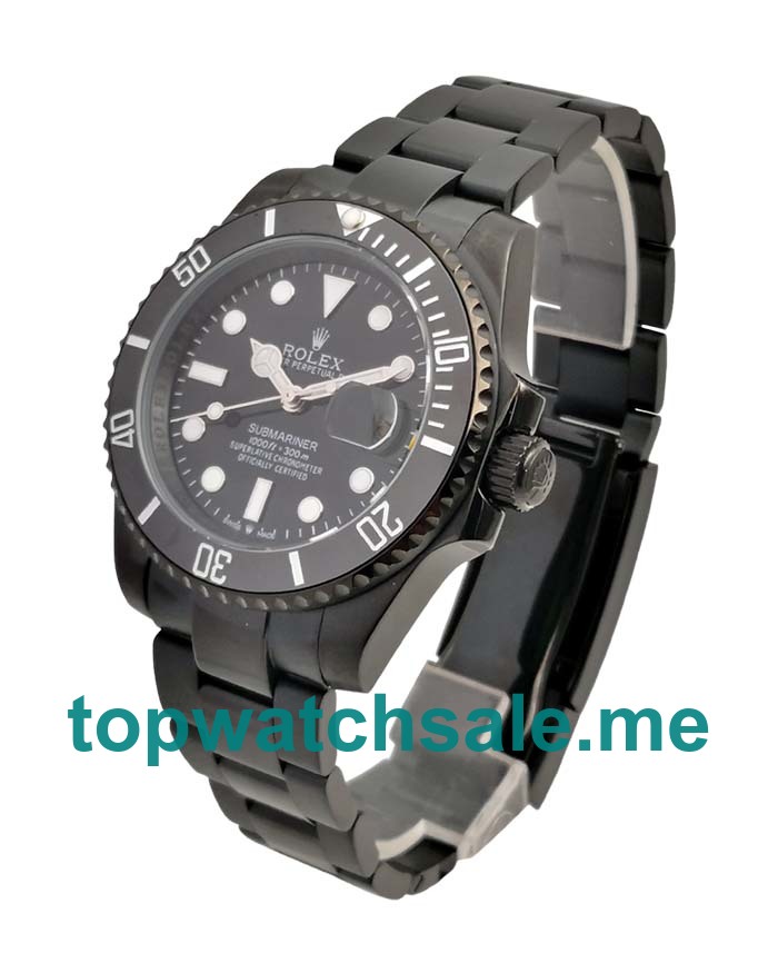 40MM Men Rolex Submariner 116610 LN Black Dials Replica Watches UK