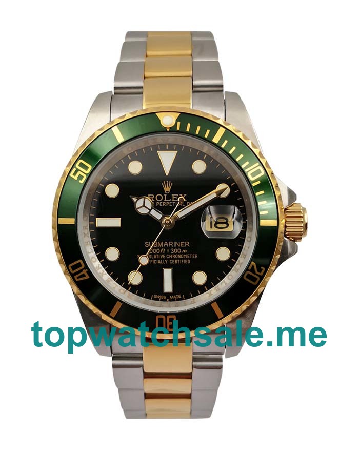 40MM Men Rolex Submariner 116613 Black Dials Replica Watches UK