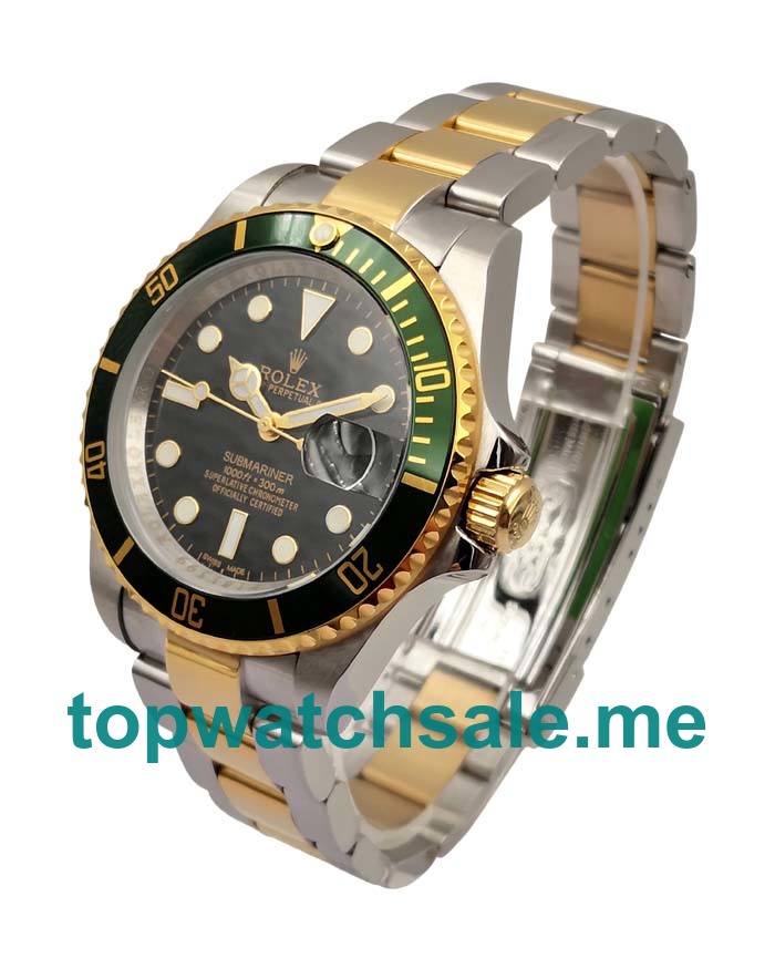 40MM Men Rolex Submariner 116613 Black Dials Replica Watches UK