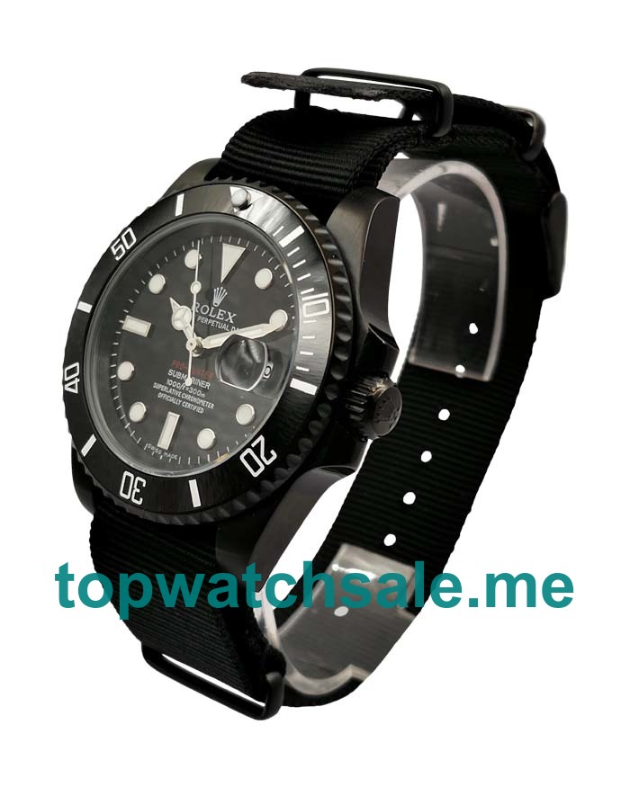 40MM Men Rolex Submariner 116610 LN Black Dials Replica Watches UK