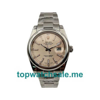 36MM Men Rolex Datejust 116300 Salmon Dials Replica Watches UK