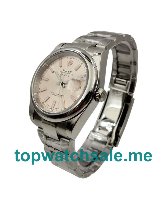 36MM Men Rolex Datejust 116300 Salmon Dials Replica Watches UK