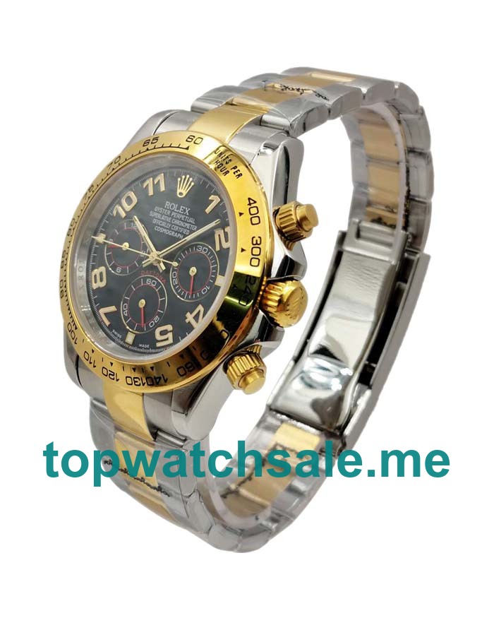 40MM Men Rolex Daytona 116503 Black Dials Replica Watches UK