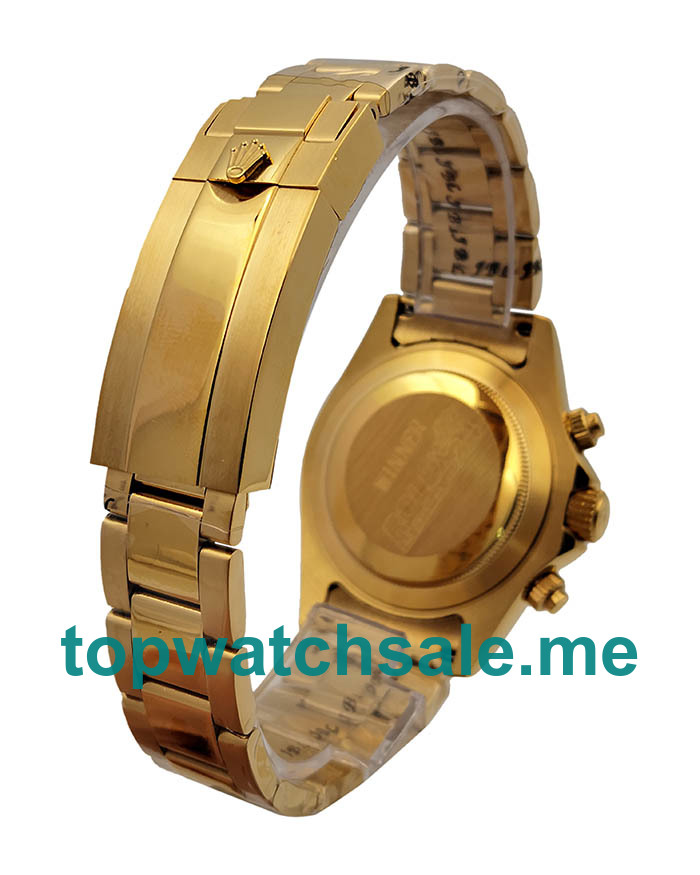 40MM Men Rolex Daytona 116528 Black Dials Replica Watches UK