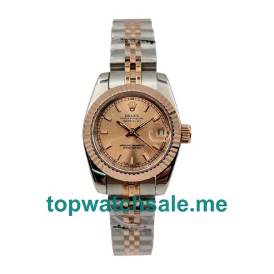 26MM Women Rolex Lady-Datejust 179171 Pink Dials Replica Watches UK